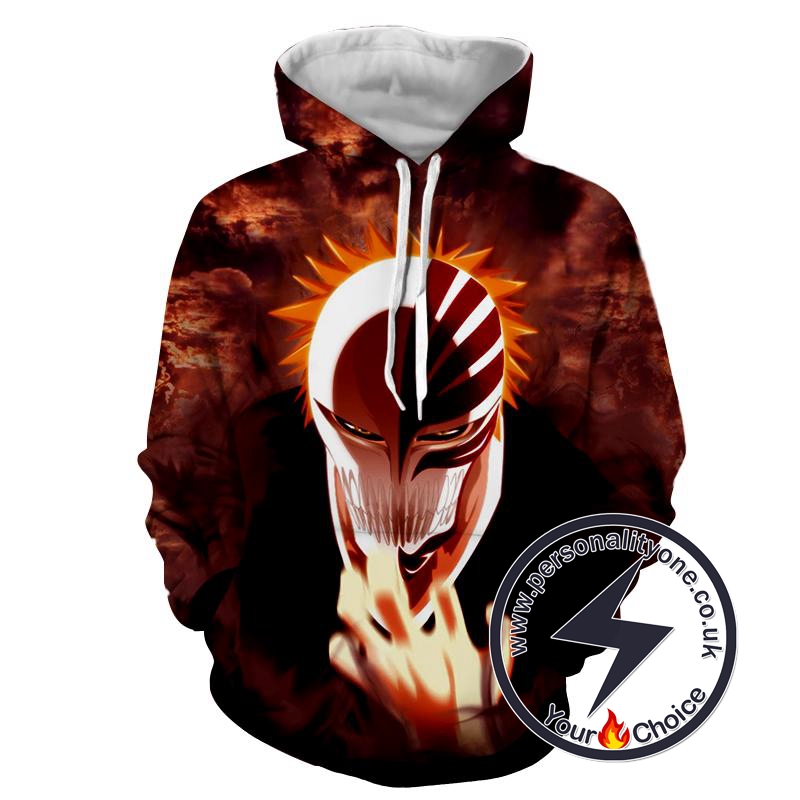 ichigo kurosaki hollow - Bleach 3D - Bleach Hoodies